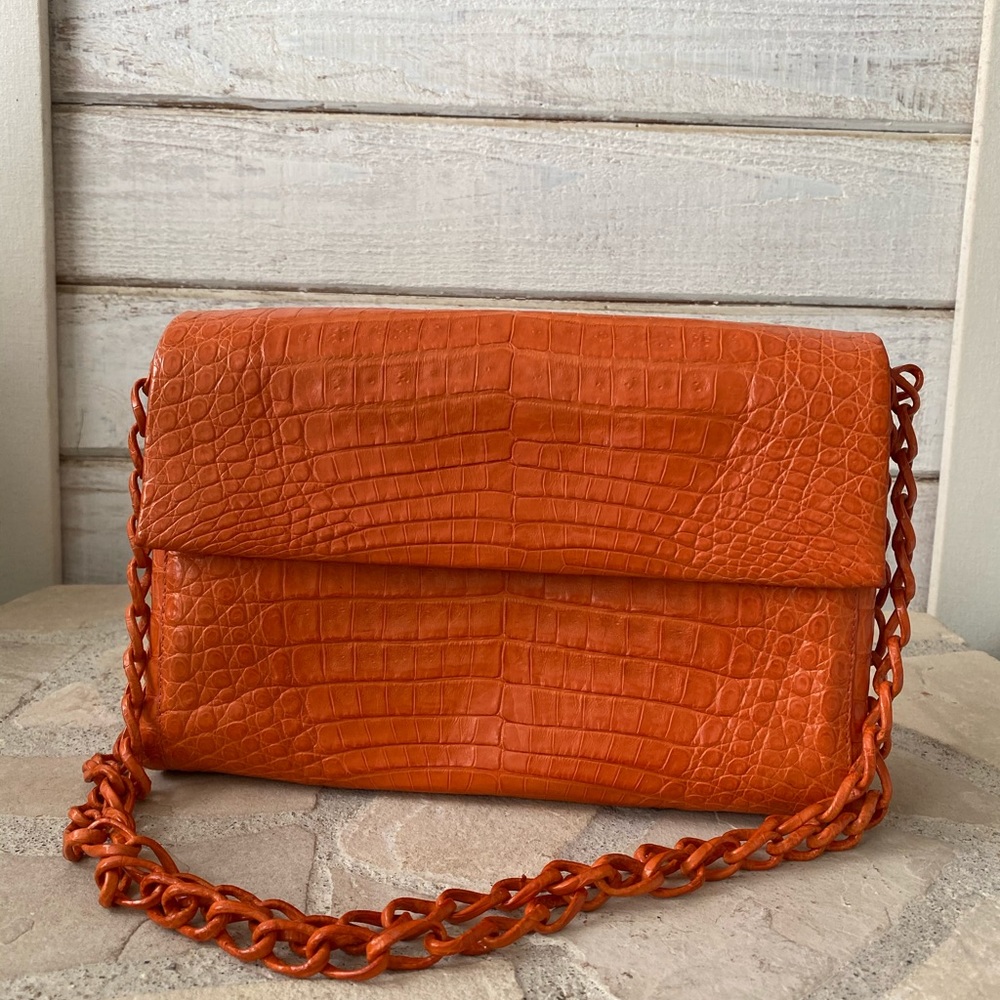 Nancy Gonzales alligator purse